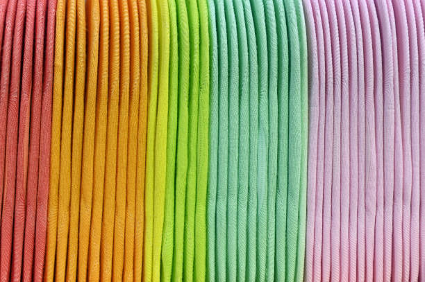 istock Colorful selection of socks fabric 1257383375