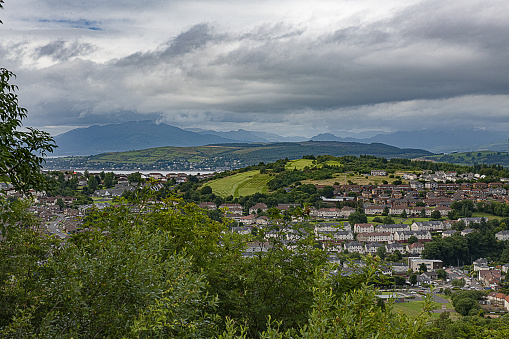 view over greenock from cut