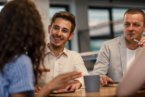 istock Listening to innovative leader's 1257392479