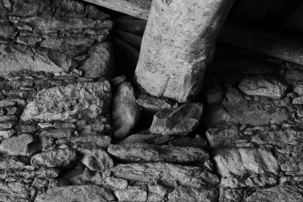 istock Details of an old stone barn 1257394135