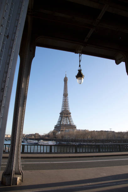 istock Eiffel Tower from Bir-Hakeim Bridge, Paris 1257395197