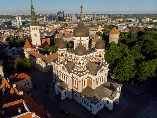 istock Aerial view of Tallinn 1257398302