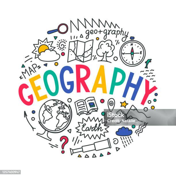 Geography Stock Illustration - Download Image Now - Globe - Navigational Equipment, Single Word, Cloud - Sky
