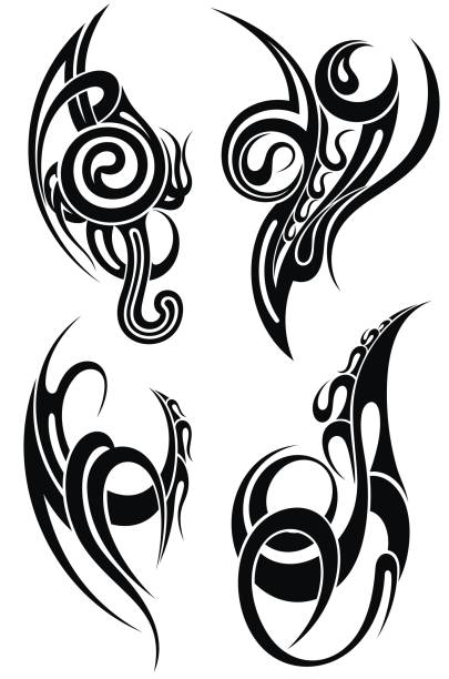 Tribal Forearm Tattoos Illustrations, Royalty-Free Vector Graphics & Clip  Art - iStock