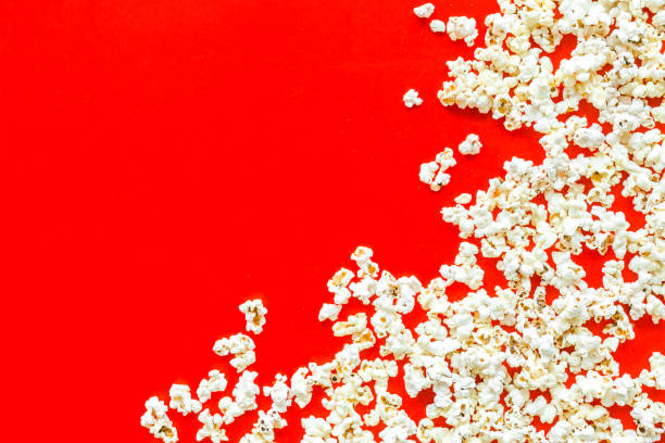 istock frame of popcorn from above copy space 1257405179
