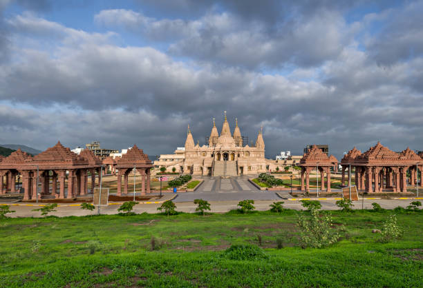 istock Shree Swaminarayan temple, Ambegaon,  Pune, Maharashtra, India. 1257407280