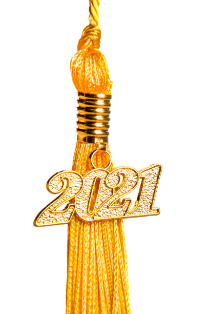 istock Class of 2021 on Yellow Tassel 1257408811