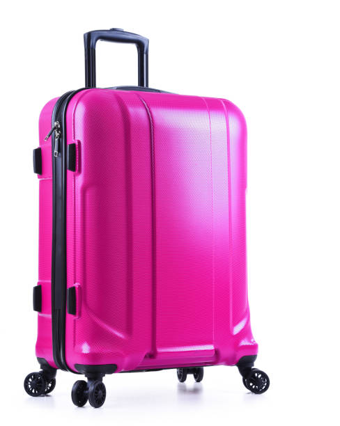 istock Travel suitcase isolated on white background 1257408833