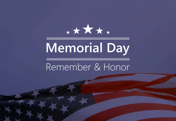 istock USA Memorial Day, Remember and honor with American flag on blue sky 1257410645