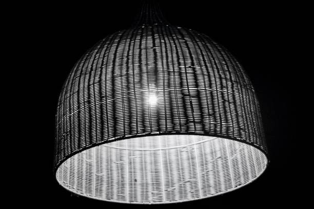 istock Detail of straw lamp 1257413191