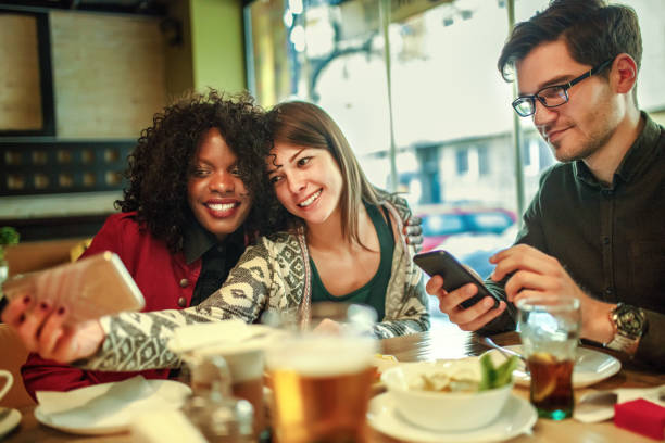 istock Food Selfie with Friends 1257416394