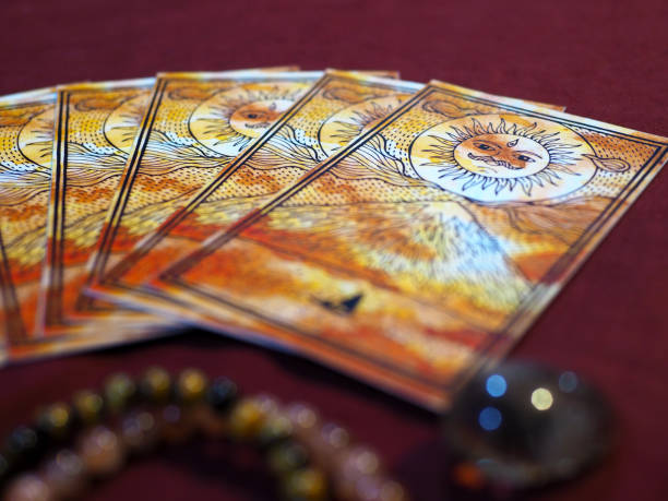 istock tarot card reading fortune teller astrologer divination selected focus 1257418820