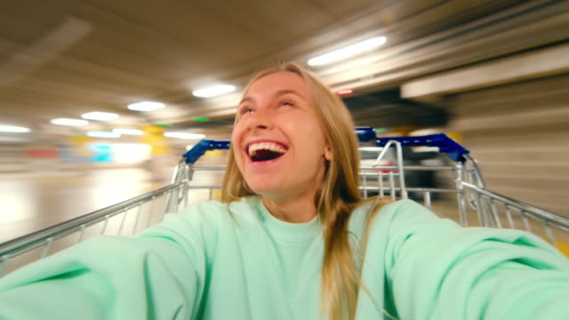 1,358 Shopping Cart Fun Stock Videos and Royalty-Free Footage - iStock |  Pushing shopping cart fun