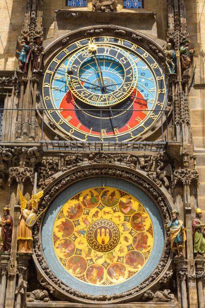 istock Prague Astronomical Clock on Old Town Hall in Czech republic 1257425082