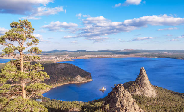 istock Autumn Forest Burabay Lake Rocks 1257427818