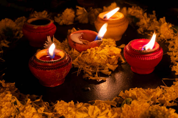 istock Diwali lights. 1257428223