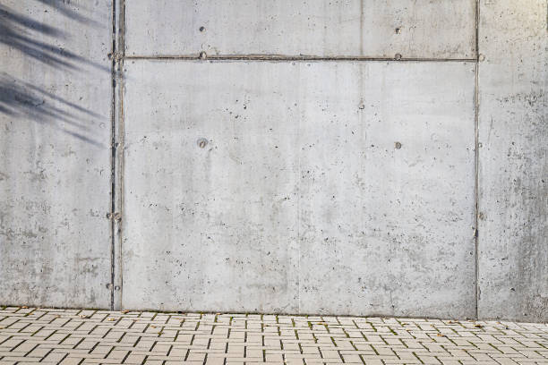 istock Concrete wall and parking place 1257429677
