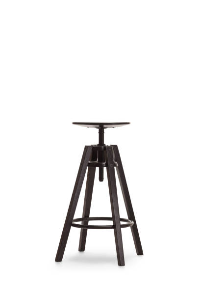 istock Studio shot of a three legged black chair 1257430779