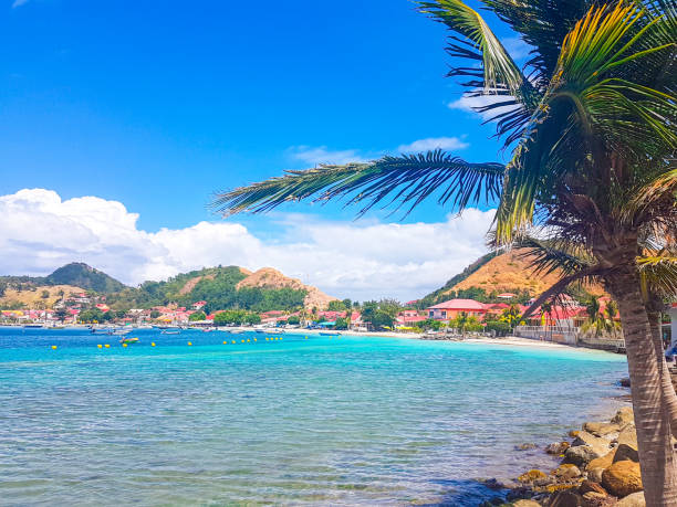 The Holy Islands, Guadeloupe. stock photo