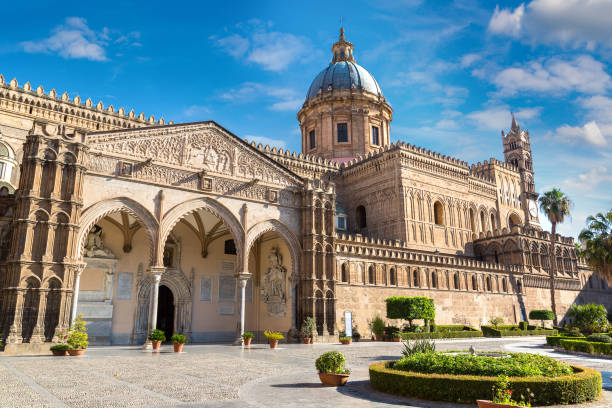 istock Palermo Cathedral in Palermo 1257431878