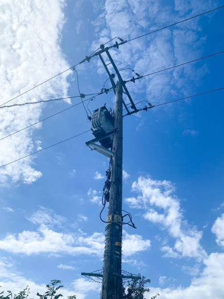istock Telegraph Pole - in detail 1257432252