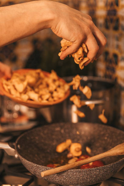istock Close Up Cooking Mushroom 1257435325