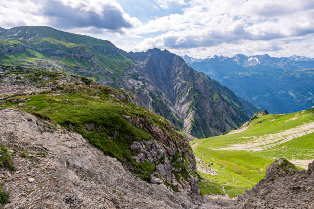 istock Fantastic hike in the Lechquellen Mountains in Vorarlberg Austria 1257446914