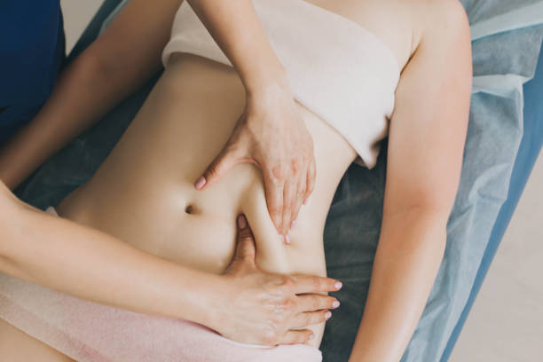 istock Woman receiving a massage. 1257449430