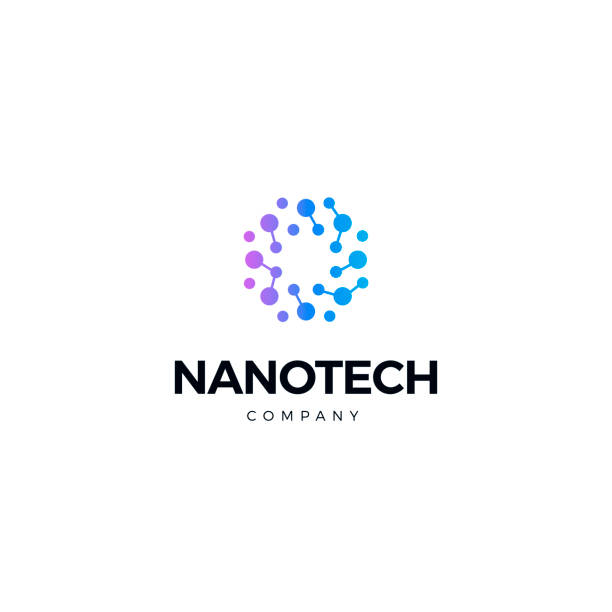 Nano technology logo. Atomic structure logotype. Round scientific laboratory innovation icon. Genetic research. Isolated chemical, molecular connections. Biotechnology vector illustration. Nano technology logo. Atomic structure logotype. Round scientific laboratory innovation icon. Genetic research. Isolated chemical, molecular connections. Biotechnology vector illustration science and technology logo stock illustrations