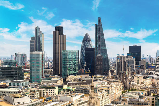 istock Panoramic view of London 1257456886