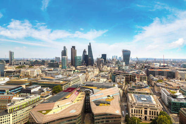 istock Panoramic view of London 1257456922