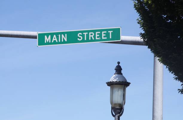 istock Main Street Sign 1257458197