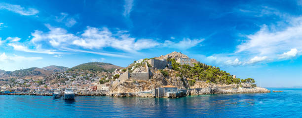 istock Hydra island  in Greece 1257465775