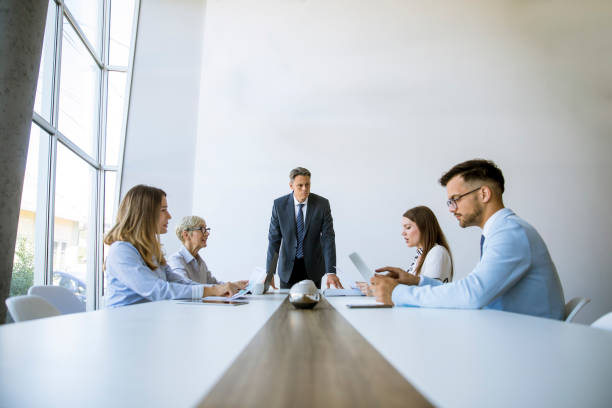 istock Business people have a meeting at a conference table 1257466924