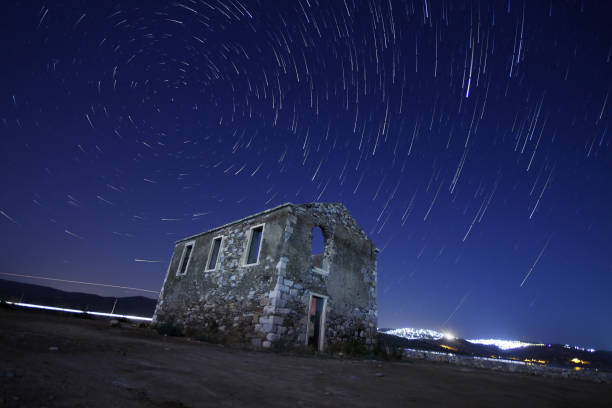 istock Perseid Meteor shower and stars 1257475418