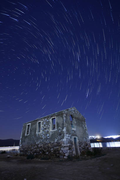 istock Perseid Meteor shower and stars 1257475433
