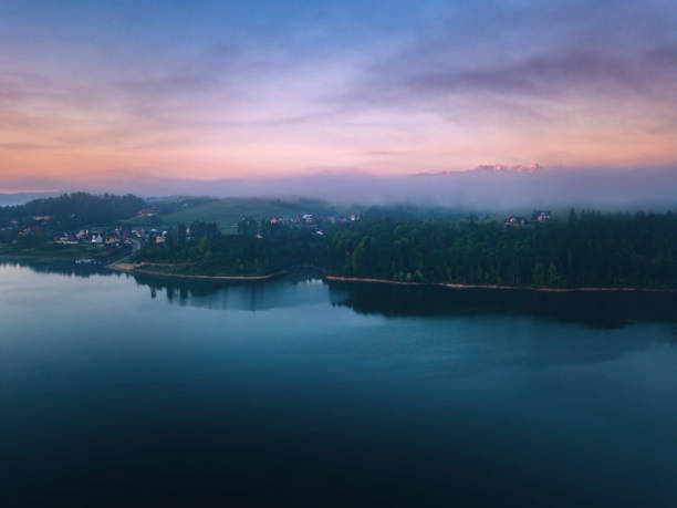 istock Czorsztyn Lake and Tatra Mountains 1257480290