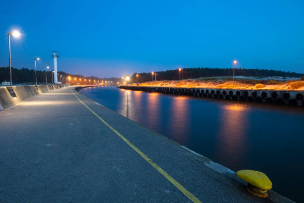istock Port entrance in Leba 1257480845