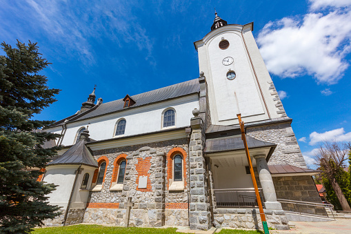 Church in Poronin. \nPoronin, Lesser Poland, Poland.