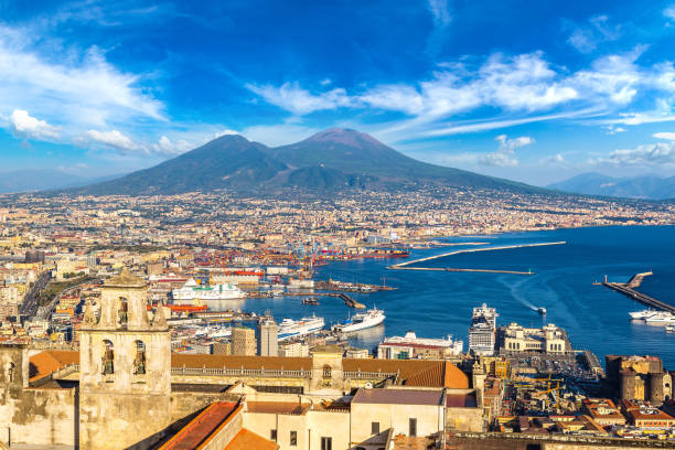 istock Napoli  and mount Vesuvius in  Italy 1257489631