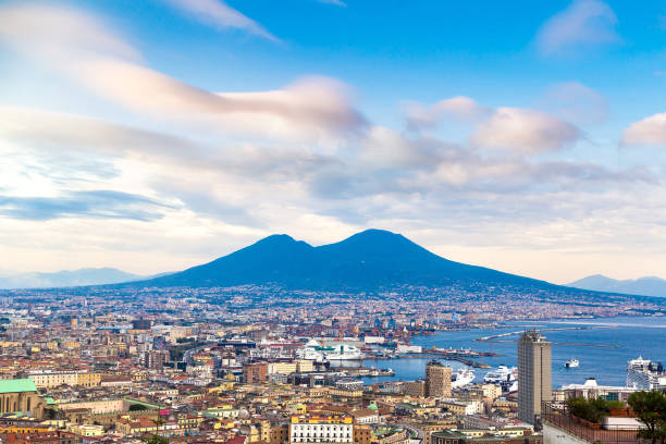 istock Napoli  and mount Vesuvius in  Italy 1257489643