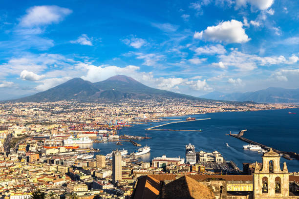 istock Napoli  and mount Vesuvius in  Italy 1257489653
