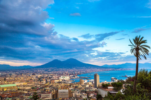 istock Napoli  and mount Vesuvius in  Italy 1257489664