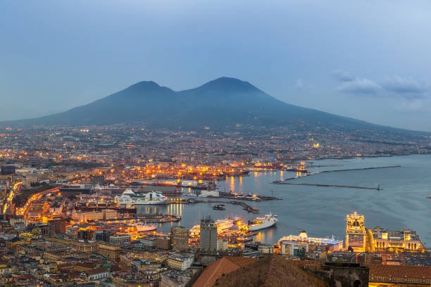 istock Napoli  and mount Vesuvius in  Italy 1257489668
