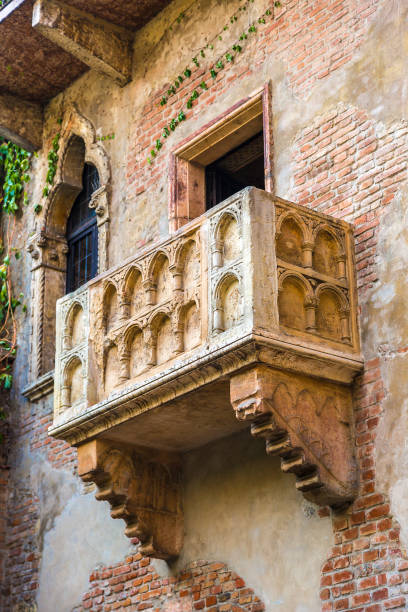 istock Romeo and Juliet  balcony  in Verona 1257489775