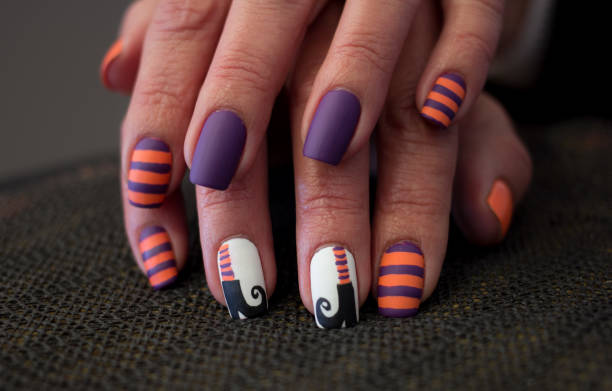 istock Witch Shoes Nail Art Design 1257490530