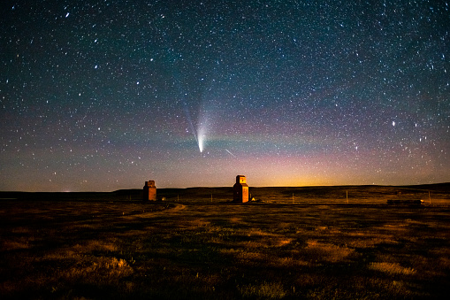 C/2020 F3 (NEOWISE) on north Saskatchewan, Canada.