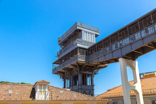 istock Santa Justa lift in Lisbon 1257498541