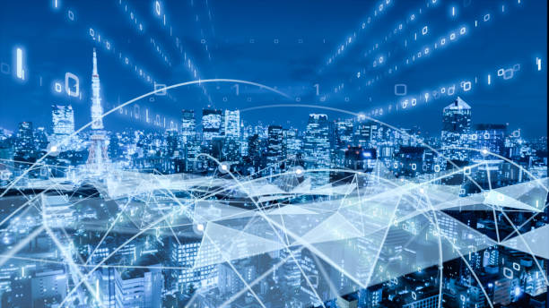 istock 5G and AI technology, Global communication network concept. Business graph. Global business. 1257503186