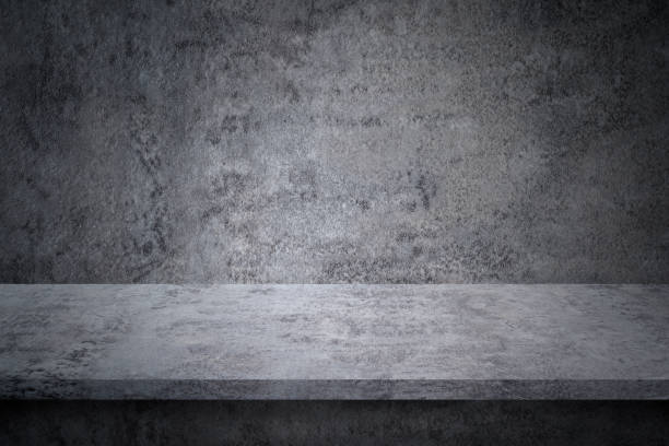 istock Design element - Stone texture and background. Rock texture. Cement texture concept. Floor, shelf for product display, commercial ads. Clipping path. 1257505056